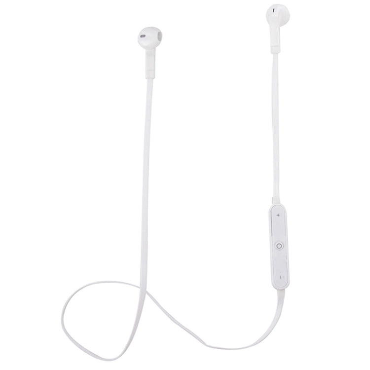 Universal Wireless Bluetooth 4.1 Stereo Sports Earphone with Wire Control & Clamp & Built-in Microphone, For iPhone, iPad, Android Smartphones, MID Computer, PSP, Tablet PC, etc(White)