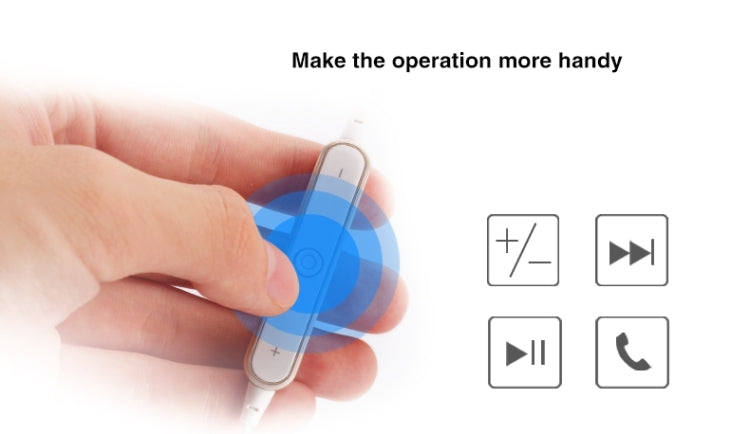Universal Wireless Bluetooth 4.1 Stereo Sports Earphone with Wire Control & Clamp & Built-in Microphone, For iPhone, iPad, Android Smartphones, MID Computer, PSP, Tablet PC, etc(White)