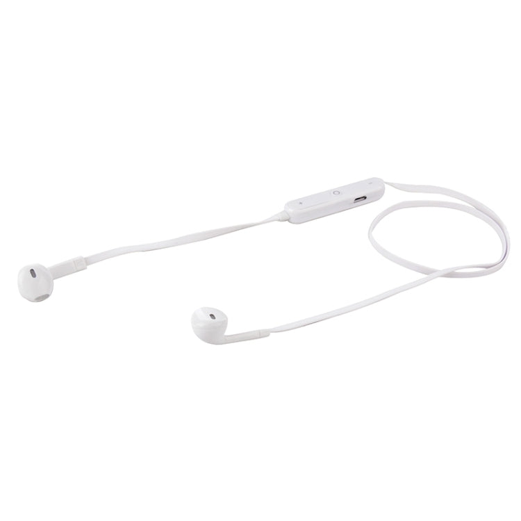 Universal Wireless Bluetooth 4.1 Stereo Sports Earphone with Wire Control & Clamp & Built-in Microphone, For iPhone, iPad, Android Smartphones, MID Computer, PSP, Tablet PC, etc(White)