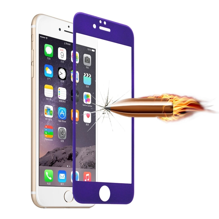 0.3mm 3D Curved Explosion-proof Tempered Glass Full Screen Film With Soft Colorized Frosted Carbon Fibre Edge for iPhone 6 Plus & 6s Plus