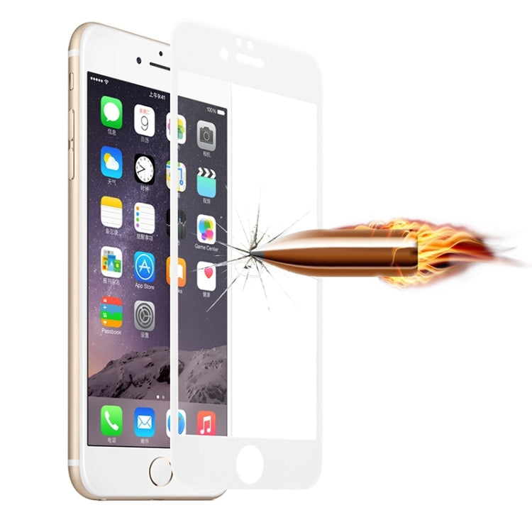 0.3mm 3D Curved Explosion-proof Tempered Glass Full Screen Film With Soft Colorized Frosted Carbon Fibre Edge for iPhone 6 Plus & 6s Plus