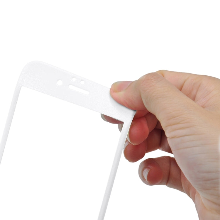 0.3mm 3D Curved Explosion-proof Tempered Glass Full Screen Film With Soft Colorized Frosted Carbon Fibre Edge for iPhone 6 Plus & 6s Plus
