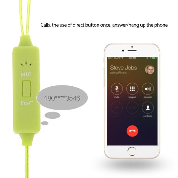 In-ear 3.5mm Universal Stereo Wired Light Glow Headset with Mic, Support Hands-free Call for iPhone 6 & 6 Plus, iPhone 6S & 6S Plus, Galaxy S6 / S6 edge / S6 edge+ / Note 5, HTC, Sony