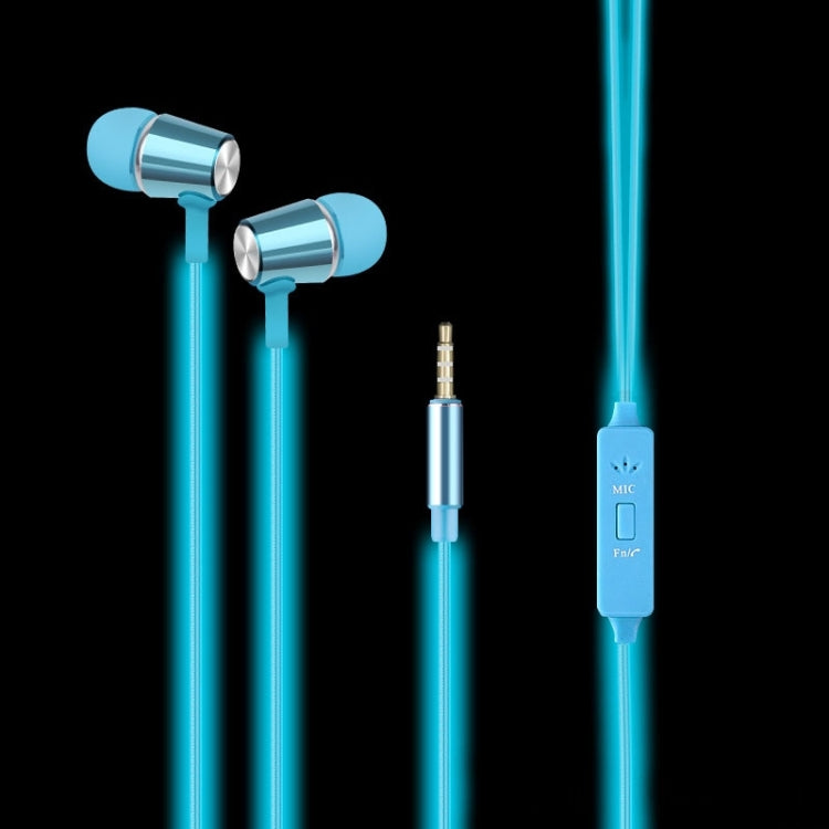 In-ear 3.5mm Universal Stereo Wired Light Glow Headset with Mic, Support Hands-free Call for iPhone 6 & 6 Plus, iPhone 6S & 6S Plus, Galaxy S6 / S6 edge / S6 edge+ / Note 5, HTC, Sony