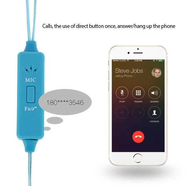 In-ear 3.5mm Universal Stereo Wired Light Glow Headset with Mic, Support Hands-free Call for iPhone 6 & 6 Plus, iPhone 6S & 6S Plus, Galaxy S6 / S6 edge / S6 edge+ / Note 5, HTC, Sony