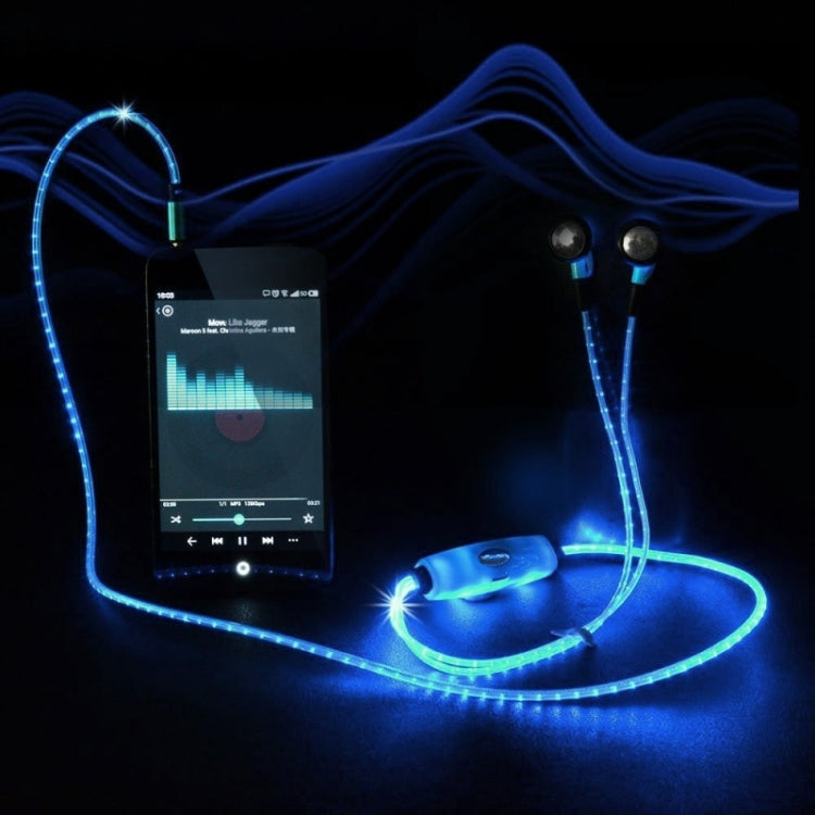 In-ear 3.5mm Universal Stereo Wired Light Glow Headset with Mic, Support Hands-free Call for iPhone 6 & 6 Plus, iPhone 6S & 6S Plus, Galaxy S6 / S6 edge / S6 edge+ / Note 5, HTC, Sony