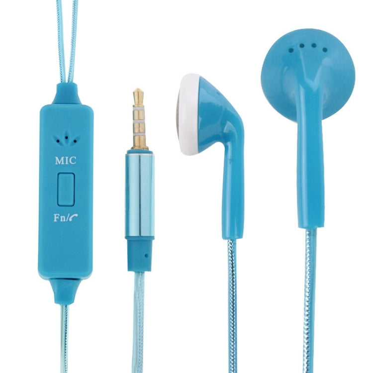 In-ear 3.5mm Universal Stereo Wired Light Glow Headset with Mic, Support Hands-free Call for iPhone 6 & 6 Plus, iPhone 6S & 6S Plus, Galaxy S6 / S6 edge / S6 edge+ / Note 5, HTC, Sony(Blue)