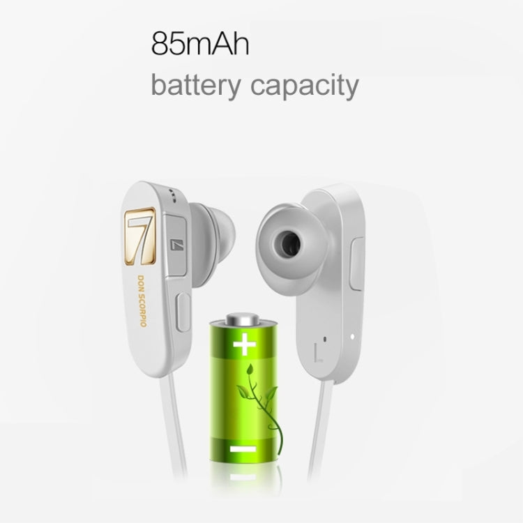7 DON SCORPIO SMUSHROOM Bluetooth Stereo Sport Earphone with Microphone, Support Hands-free & Music for iPhone 6 & 6 Plus, iPhone 6S & 6S Plus, Galaxy S6 / S6 edge / S6 edge+ / Note 5, HTC, Sony