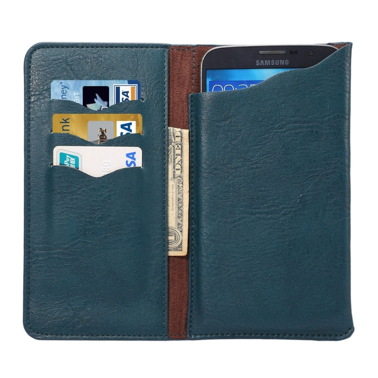 5.7 - 6.5 Inch Universal Elephant Texture Carry Cases with Wallet & Card Slots for iPhone 6s Plus & Galaxy S6 Edge+ / Note 5 / Mega 6.3