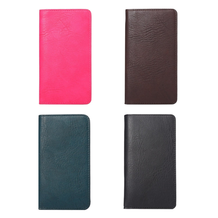 5.7 - 6.5 Inch Universal Elephant Texture Carry Cases with Wallet & Card Slots for iPhone 6s Plus & Galaxy S6 Edge+ / Note 5 / Mega 6.3
