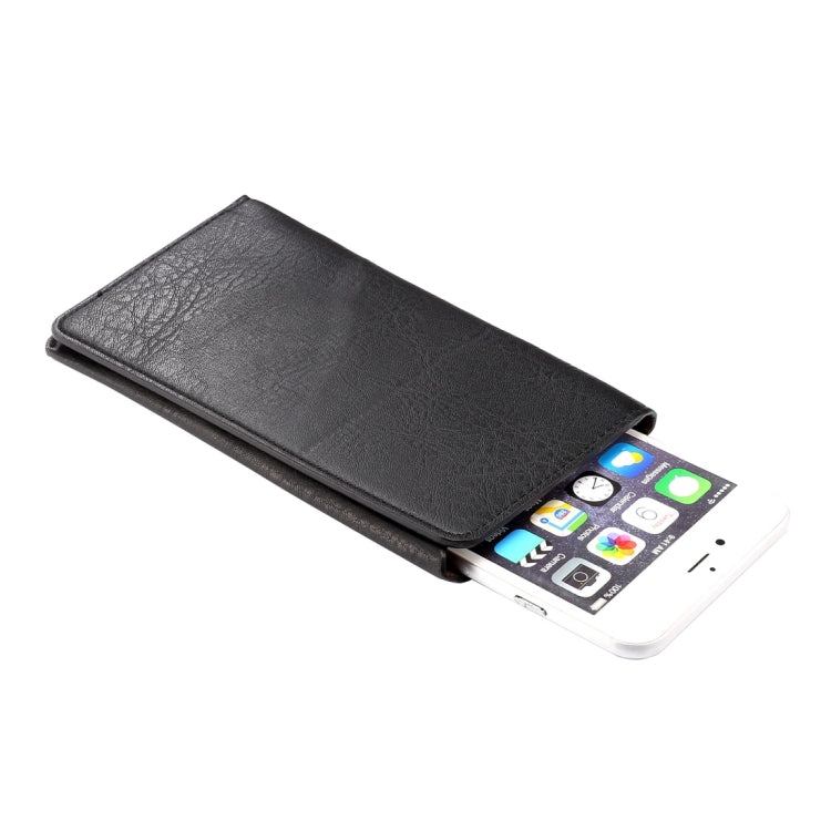 5.3 - 5.7 Inch Universal Elephant Texture Carry Cases with Wallet & Card Slots for iPhone 6s Plus & Galaxy S6 Edge+ / Note 5 / Huawei Honor 6 Plus