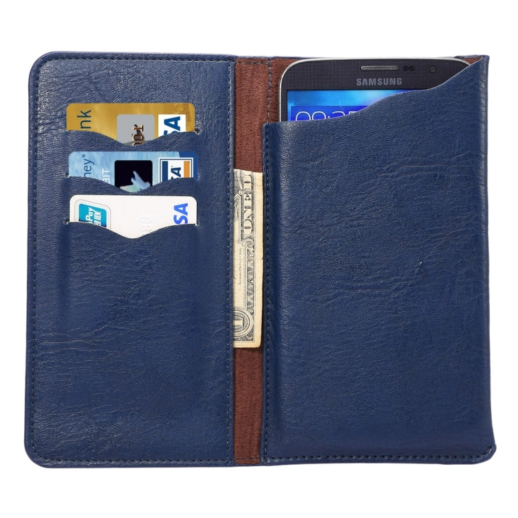 5.3 - 5.7 Inch Universal Elephant Texture Carry Cases with Wallet & Card Slots for iPhone 6s Plus & Galaxy S6 Edge+ / Note 5 / Huawei Honor 6 Plus