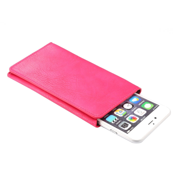 5.3 - 5.7 Inch Universal Elephant Texture Carry Cases with Wallet & Card Slots for iPhone 6s Plus & Galaxy S6 Edge+ / Note 5 / Huawei Honor 6 Plus