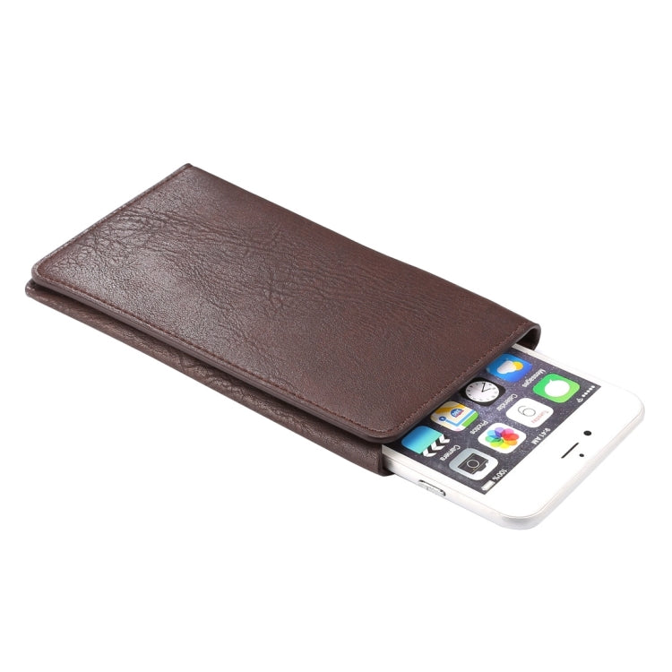 5.3 - 5.7 Inch Universal Elephant Texture Carry Cases with Wallet & Card Slots for iPhone 6s Plus & Galaxy S6 Edge+ / Note 5 / Huawei Honor 6 Plus