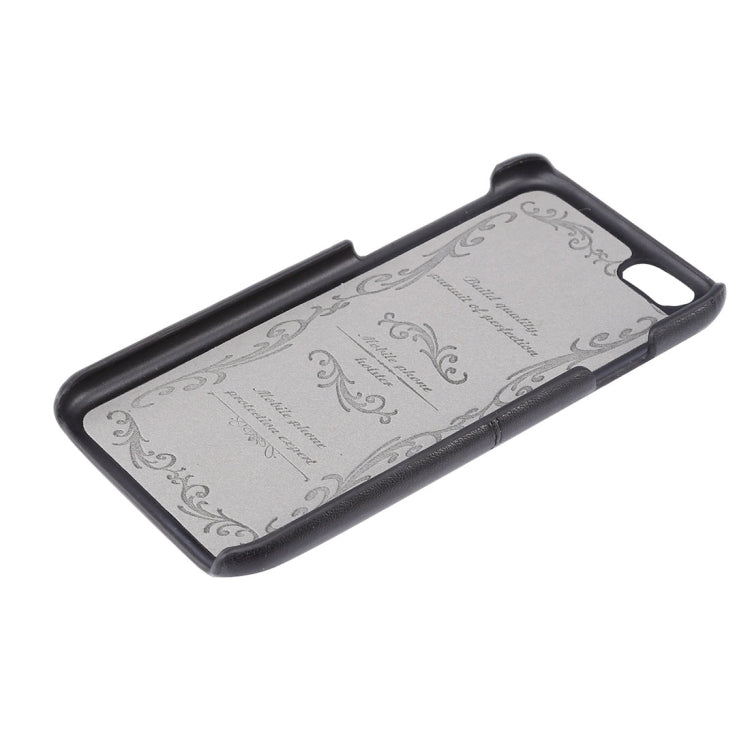 For iPhone 6s Plus Lambskin Texture Leather Back Cover with Card Slots