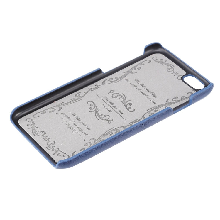 For iPhone 6s Plus Lambskin Texture Leather Back Cover with Card Slots