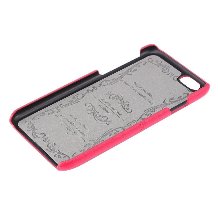 For iPhone 6s Plus Lambskin Texture Leather Back Cover with Card Slots