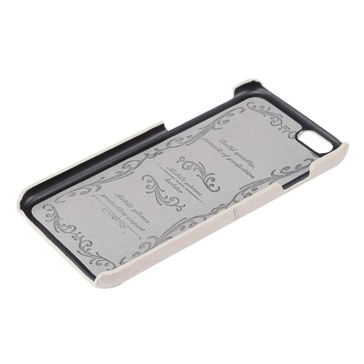 For iPhone 6s Plus Lambskin Texture Leather Back Cover with Card Slots