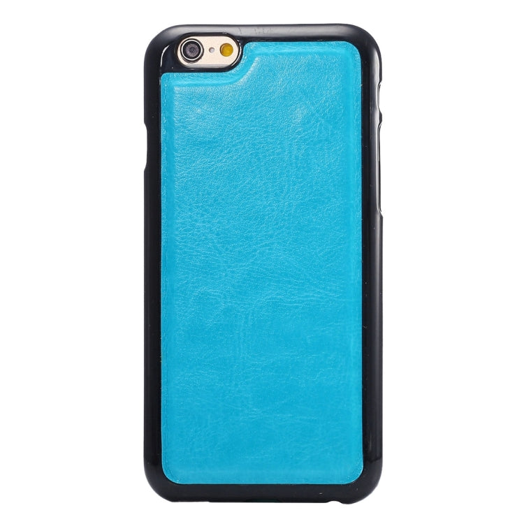 For iPhone 6 Plus & 6s Plus Two in One Separable Crazy Horse Texture Horizontal Flip Leather Wallet Case with 9 Card Slots & Lanyard