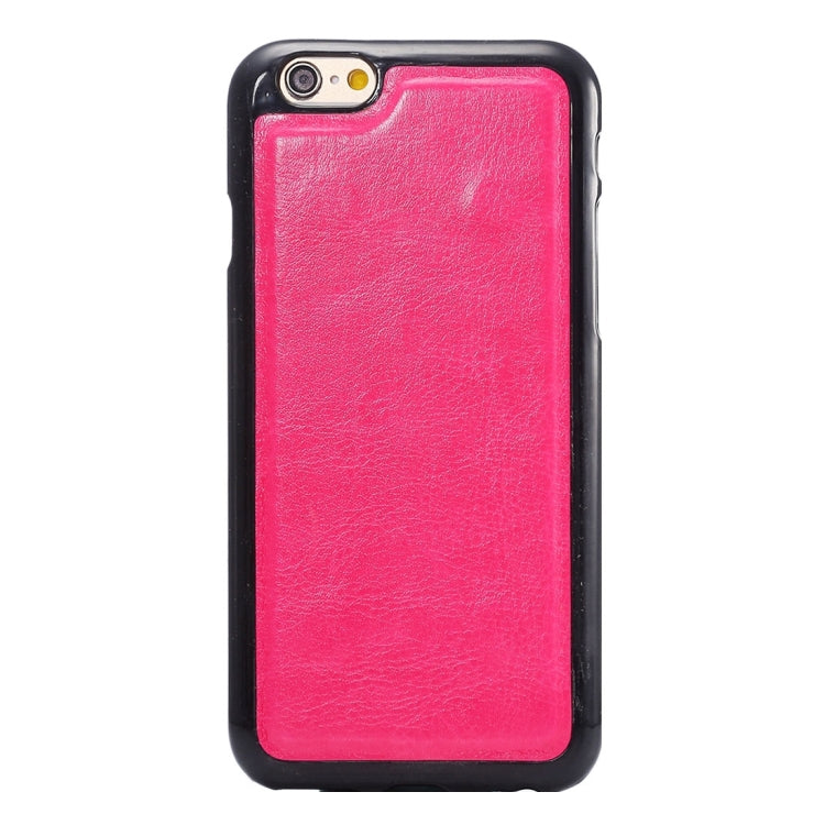 For iPhone 6 Plus & 6s Plus Two in One Separable Crazy Horse Texture Horizontal Flip Leather Wallet Case with 9 Card Slots & Lanyard