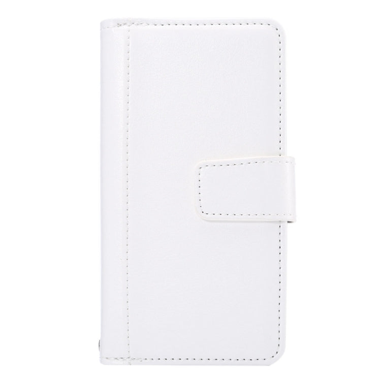 For iPhone 6 Plus & 6s Plus Two in One Separable Crazy Horse Texture Horizontal Flip Leather Wallet Case with 9 Card Slots & Lanyard