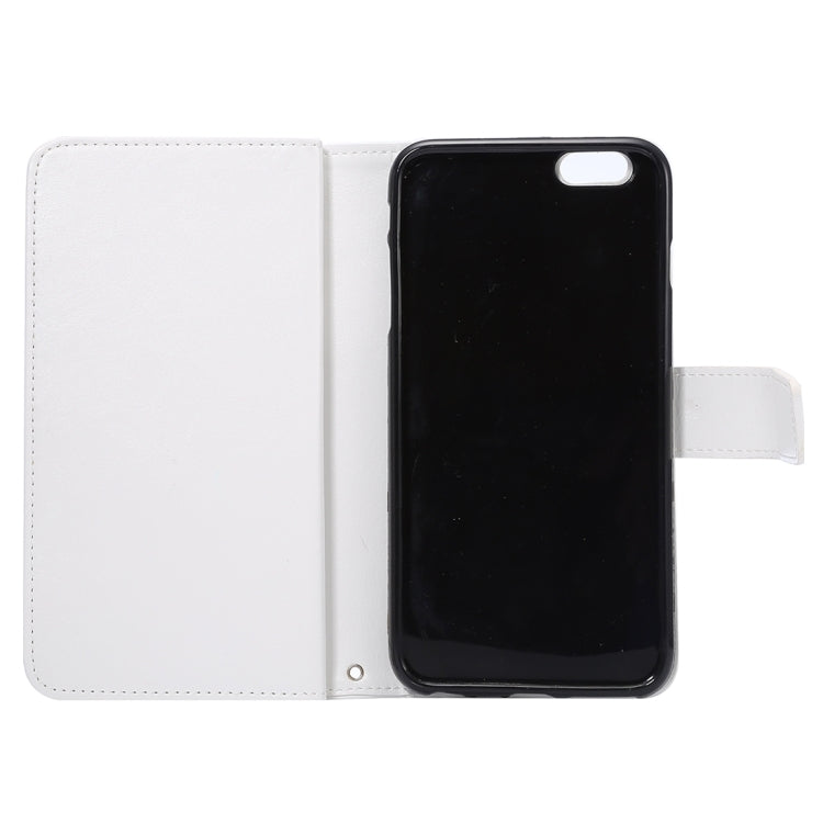 For iPhone 6 Plus & 6s Plus Two in One Separable Crazy Horse Texture Horizontal Flip Leather Wallet Case with 9 Card Slots & Lanyard