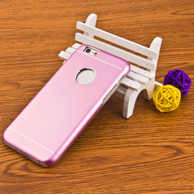 For iPhone 6s Plus TPU + Aluminum Alloy Back Shell Undetachable Combination Case