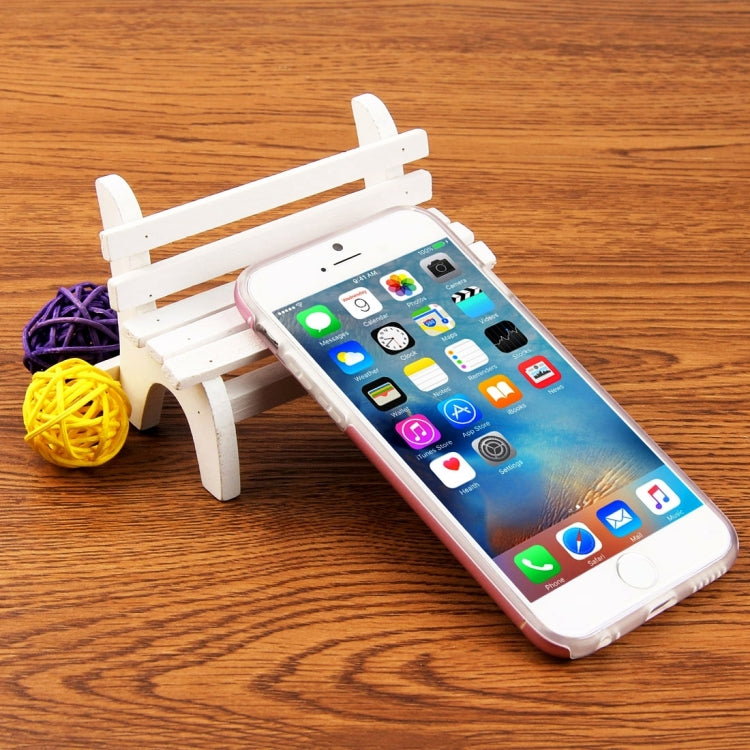 For iPhone 6s Plus TPU + Aluminum Alloy Back Shell Undetachable Combination Case