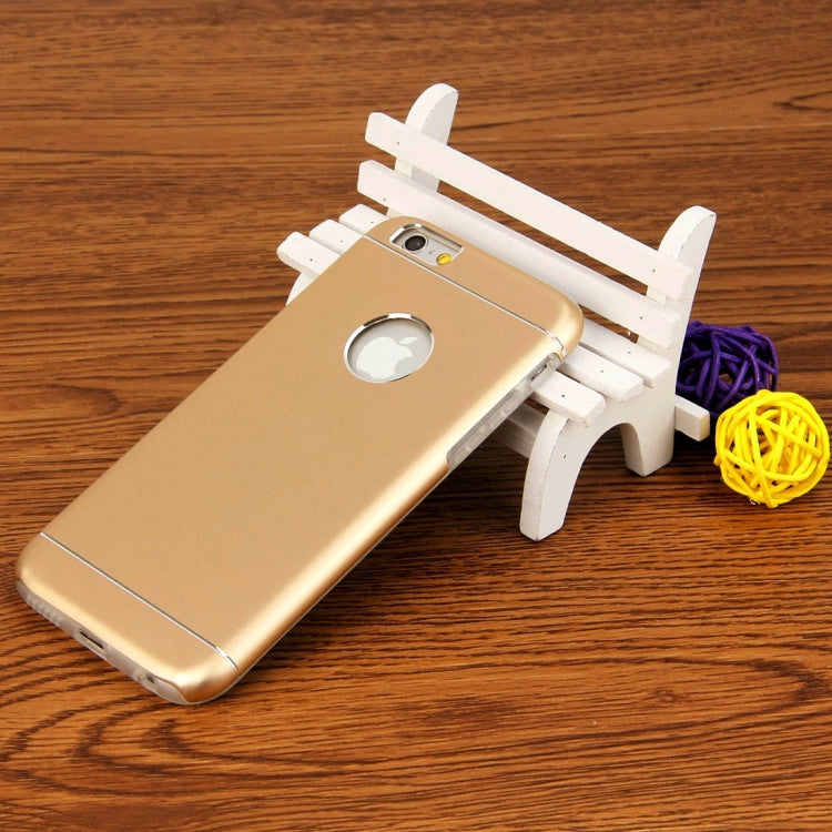 For iPhone 6s Plus TPU + Aluminum Alloy Back Shell Undetachable Combination Case