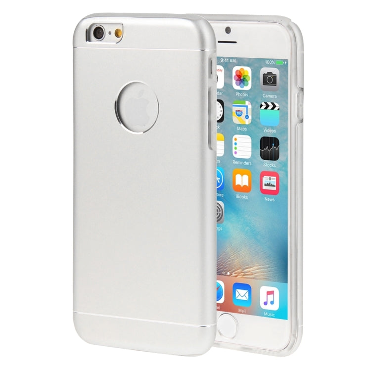 For iPhone 6s Plus TPU + Aluminum Alloy Back Shell Undetachable Combination Case