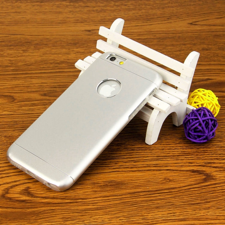 For iPhone 6s Plus TPU + Aluminum Alloy Back Shell Undetachable Combination Case