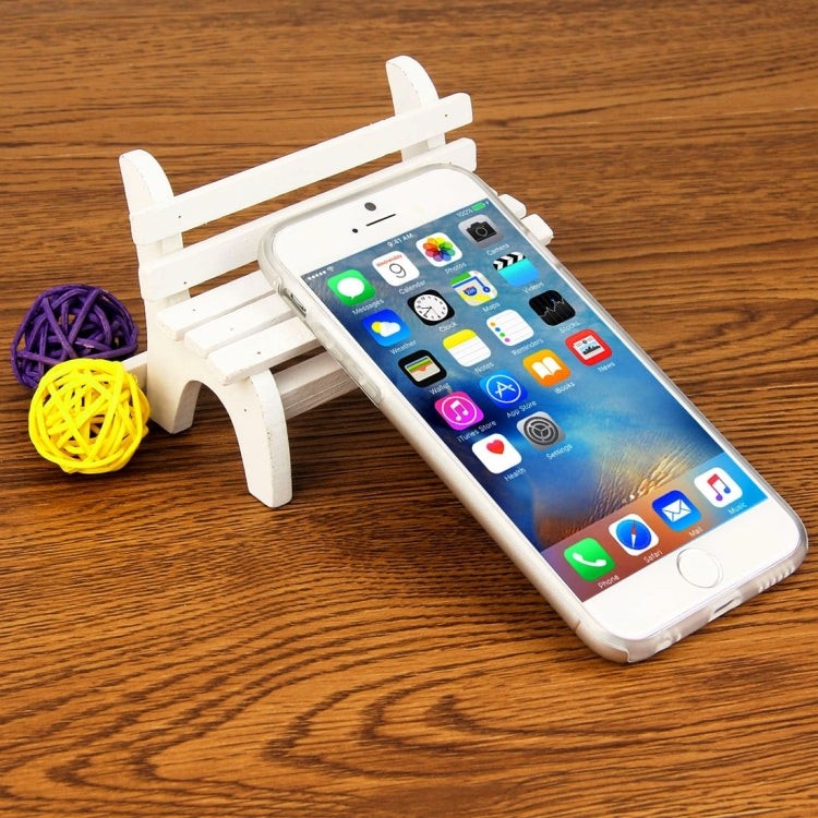 For iPhone 6s Plus TPU + Aluminum Alloy Back Shell Undetachable Combination Case