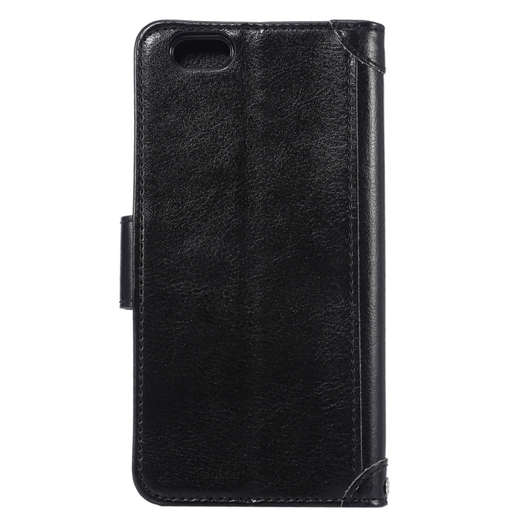 For iPhone 6 Plus & 6s Plus Crazy Horse Texture Horizontal Flip Leather Case with Holder & Card Slots & Wallet & Photo Frame