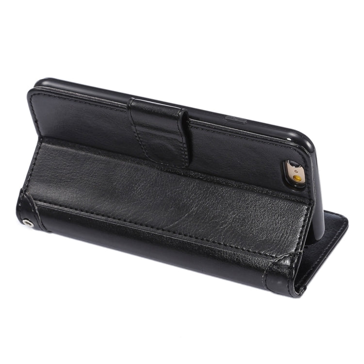 For iPhone 6 Plus & 6s Plus Crazy Horse Texture Horizontal Flip Leather Case with Holder & Card Slots & Wallet & Photo Frame