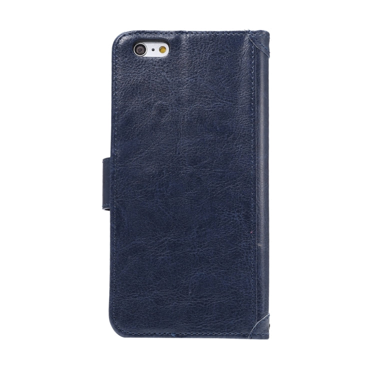 For iPhone 6 Plus & 6s Plus Crazy Horse Texture Horizontal Flip Leather Case with Holder & Card Slots & Wallet & Photo Frame