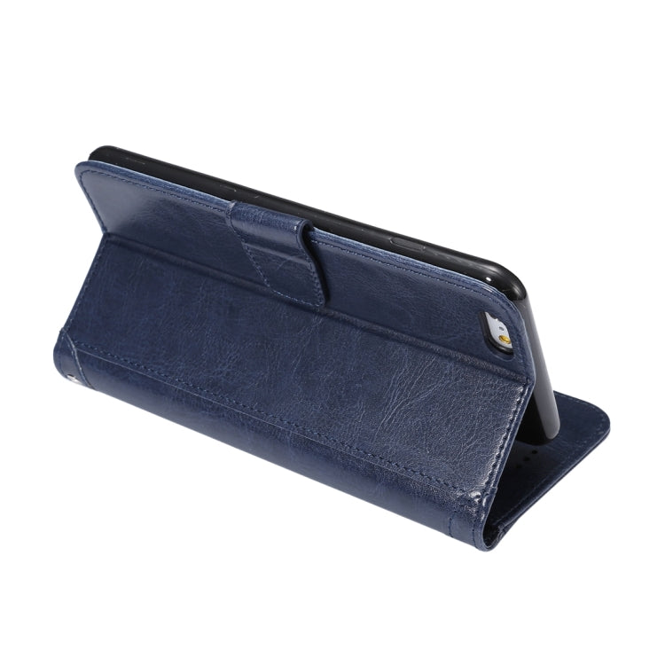 For iPhone 6 Plus & 6s Plus Crazy Horse Texture Horizontal Flip Leather Case with Holder & Card Slots & Wallet & Photo Frame