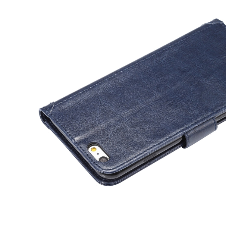 For iPhone 6 Plus & 6s Plus Crazy Horse Texture Horizontal Flip Leather Case with Holder & Card Slots & Wallet & Photo Frame
