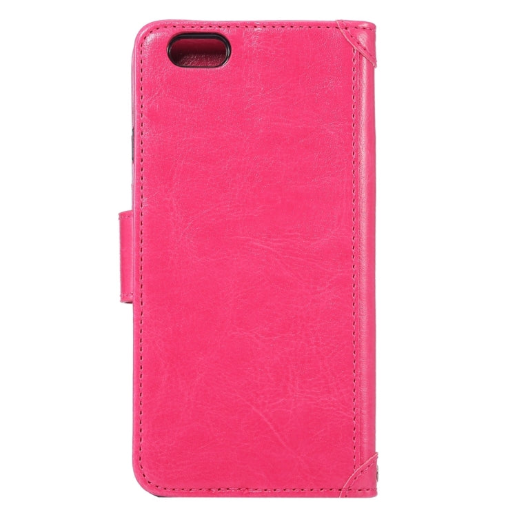 For iPhone 6 Plus & 6s Plus Crazy Horse Texture Horizontal Flip Leather Case with Holder & Card Slots & Wallet & Photo Frame