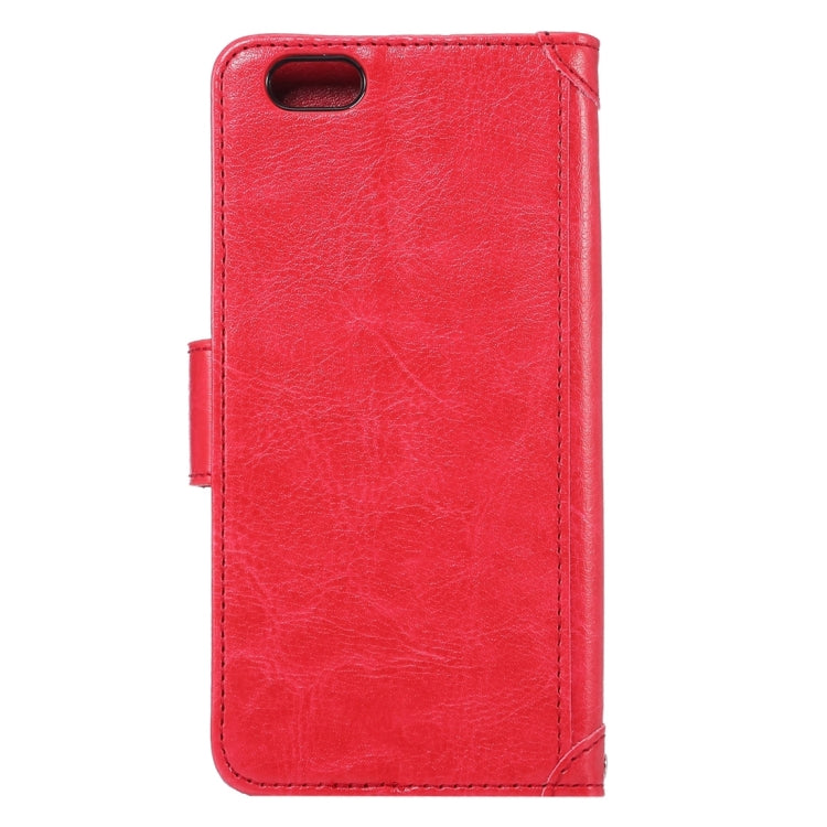 For iPhone 6 Plus & 6s Plus Crazy Horse Texture Horizontal Flip Leather Case with Holder & Card Slots & Wallet & Photo Frame