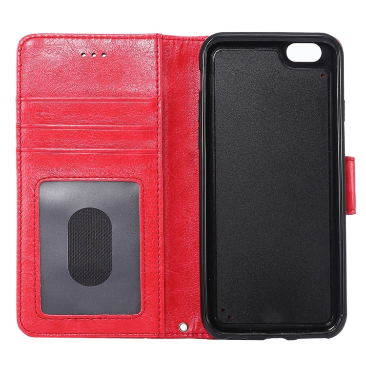 For iPhone 6 Plus & 6s Plus Crazy Horse Texture Horizontal Flip Leather Case with Holder & Card Slots & Wallet & Photo Frame
