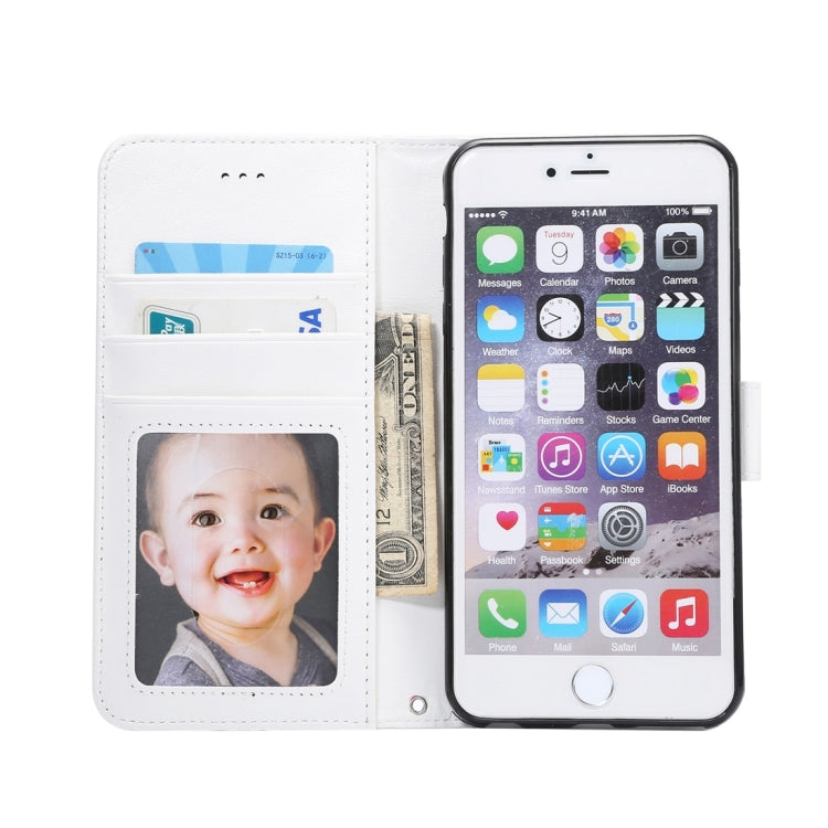 For iPhone 6 Plus & 6s Plus Crazy Horse Texture Horizontal Flip Leather Case with Holder & Card Slots & Wallet & Photo Frame