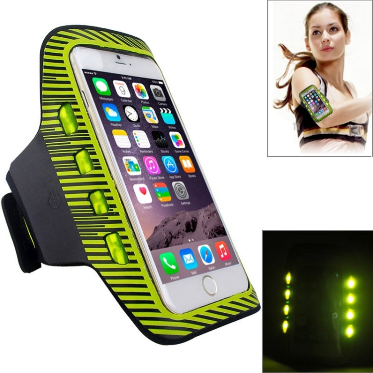 Colorful Sport Armband Case with LED Lighting for iPhone 6 Plus /
