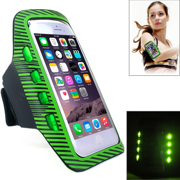Colorful Sport Armband Case with LED Lighting for iPhone 6 Plus /