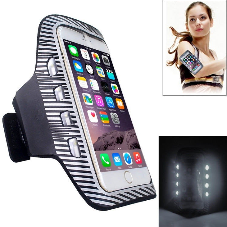 Colorful Sport Armband Case with LED Lighting for iPhone 6 Plus /