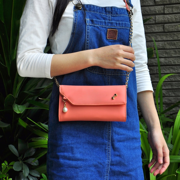 Universal Horizontal Style PU Leather Shoulder Carrying Bag for iPhone 6s & 6s Plus, iPhone 6 & 6 Plus, Galaxy S6 / S6 edge / S6 edge+ / Note 5 Edge, HTC, Sony, Size: 18.9x10.5x4.0cm