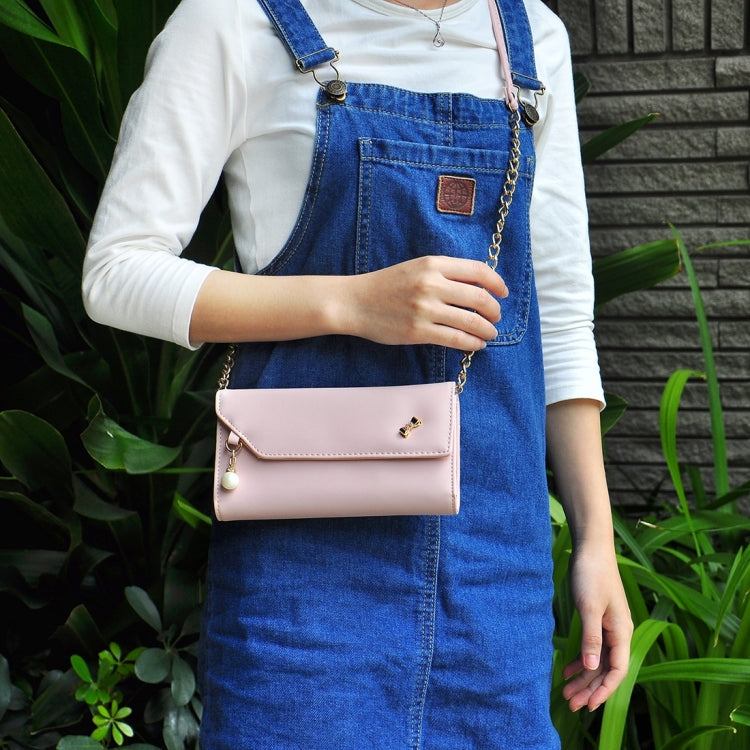 Universal Horizontal Style PU Leather Shoulder Carrying Bag for iPhone 6s & 6s Plus, iPhone 6 & 6 Plus, Galaxy S6 / S6 edge / S6 edge+ / Note 5 Edge, HTC, Sony, Size: 18.9x10.5x4.0cm