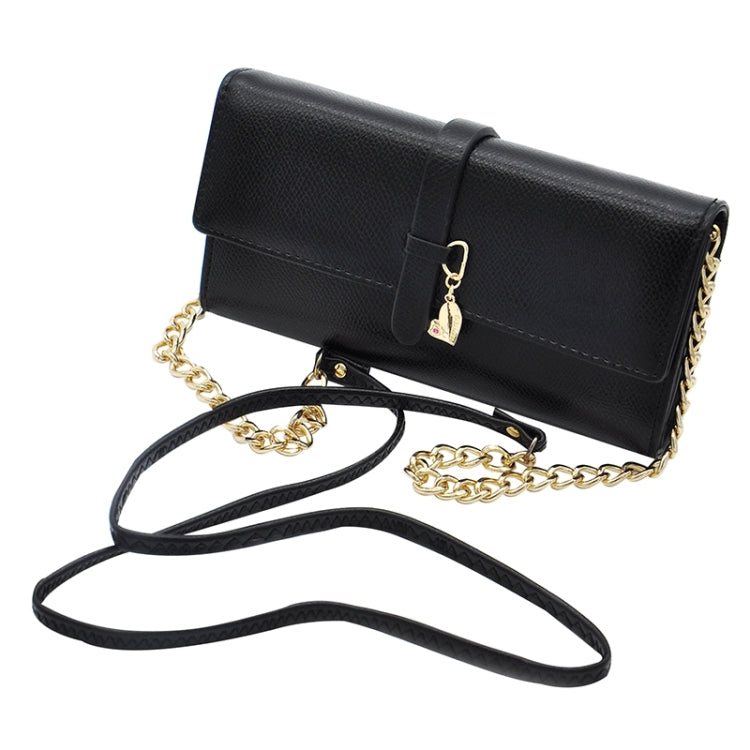 Universal Litchi Texture Horizontal Style PU Leather Shoulder Carrying Bag for iPhone 6s & 6s Plus, iPhone 6 & 6 Plus, Galaxy S6 / S6 edge / S6 edge+ / Note 5 Edge, HTC, Sony, Size: 18.7x10.5x4.0cm