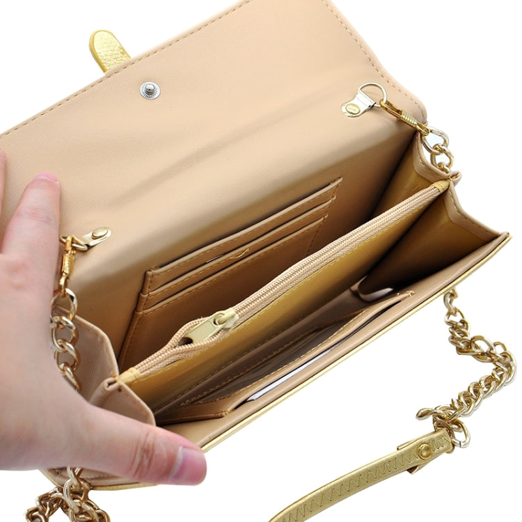 Universal Litchi Texture Horizontal Style PU Leather Shoulder Carrying Bag for iPhone 6s & 6s Plus, iPhone 6 & 6 Plus, Galaxy S6 / S6 edge / S6 edge+ / Note 5 Edge, HTC, Sony, Size: 18.7x10.5x4.0cm