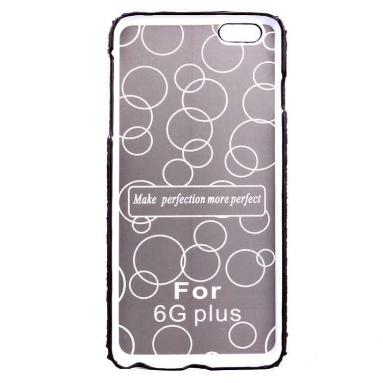 Sandpainting Wood Grain Texture PU Case for iPhone 6 Plus & 6S Plus