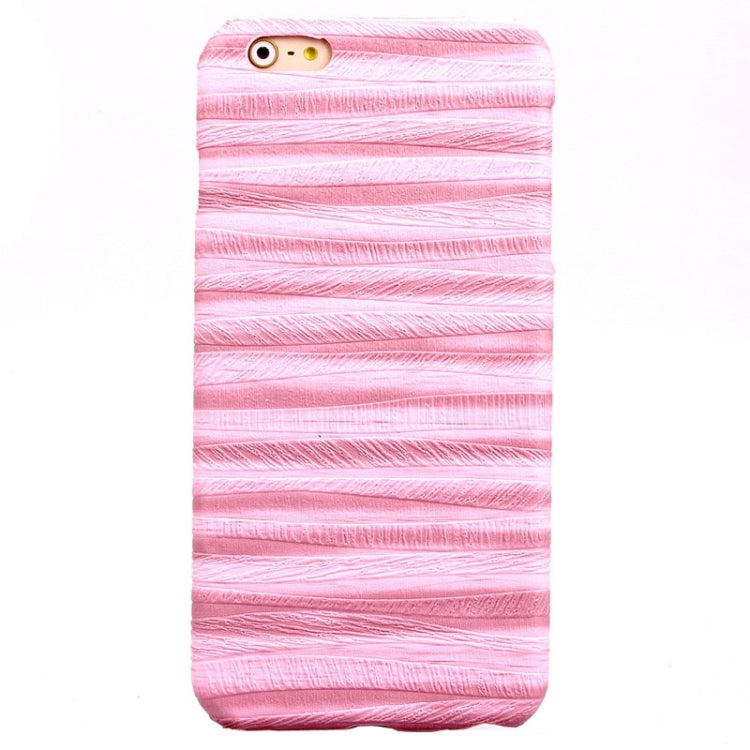 Sandpainting Wood Grain Texture PU Case for iPhone 6 Plus & 6S Plus